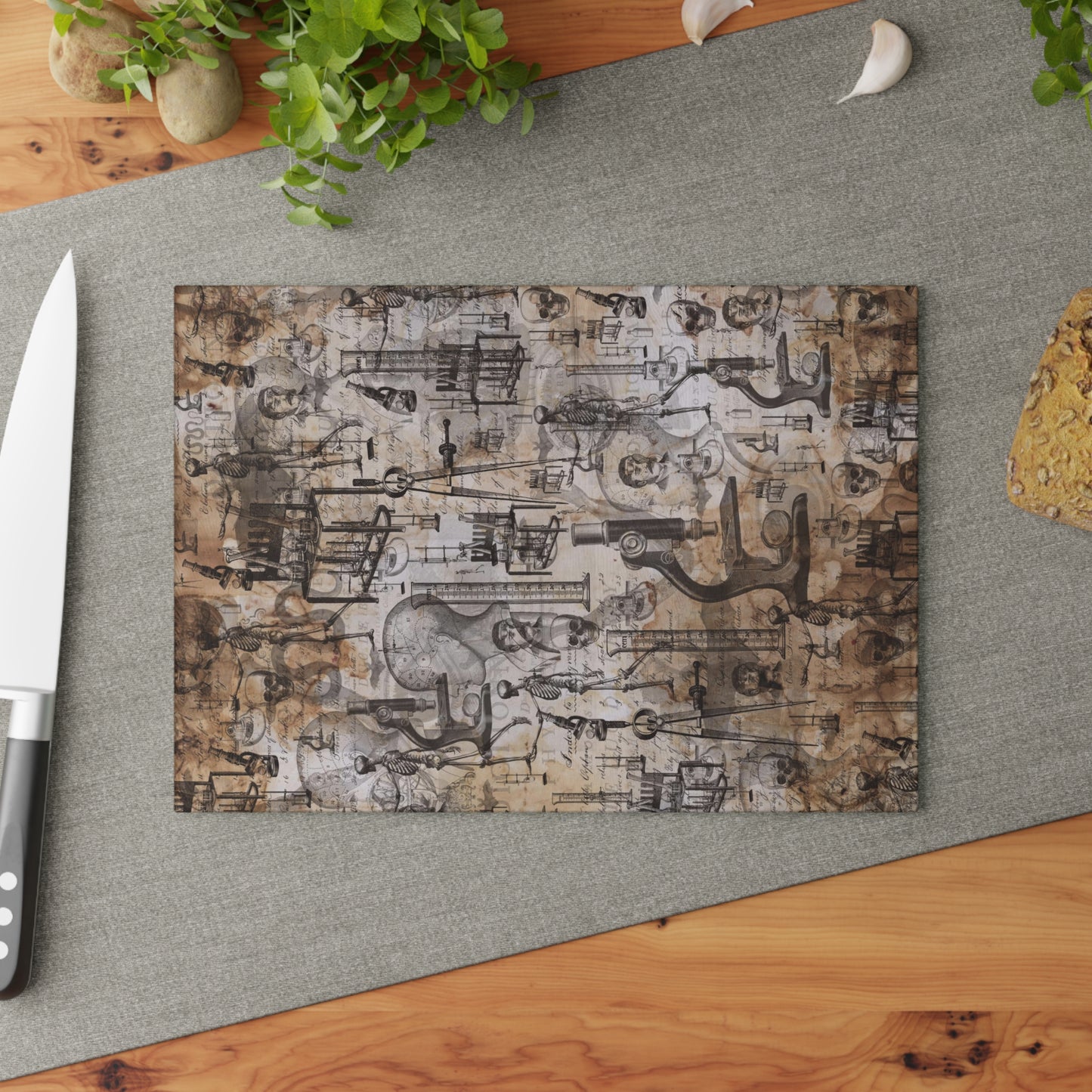 Mad Scientist Glass Cutting Board