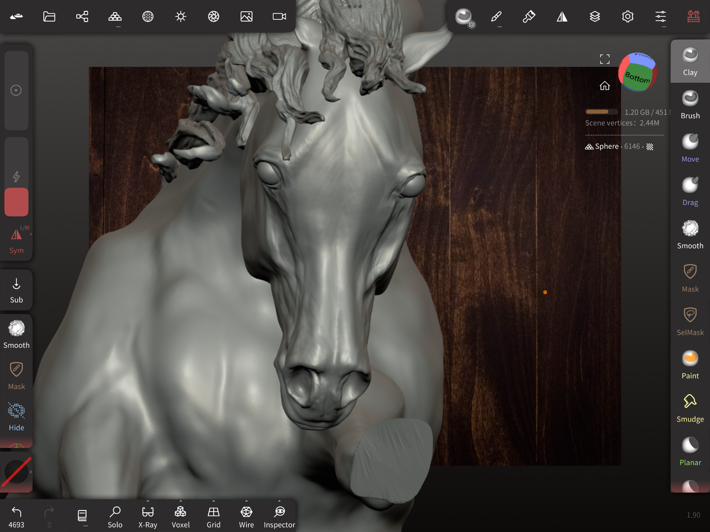 Bint Zahrah – Aged Arabian Mare STL Model horse