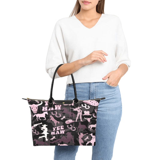 Cowgirl motif tote bag Shoulder Handbag Tote bag