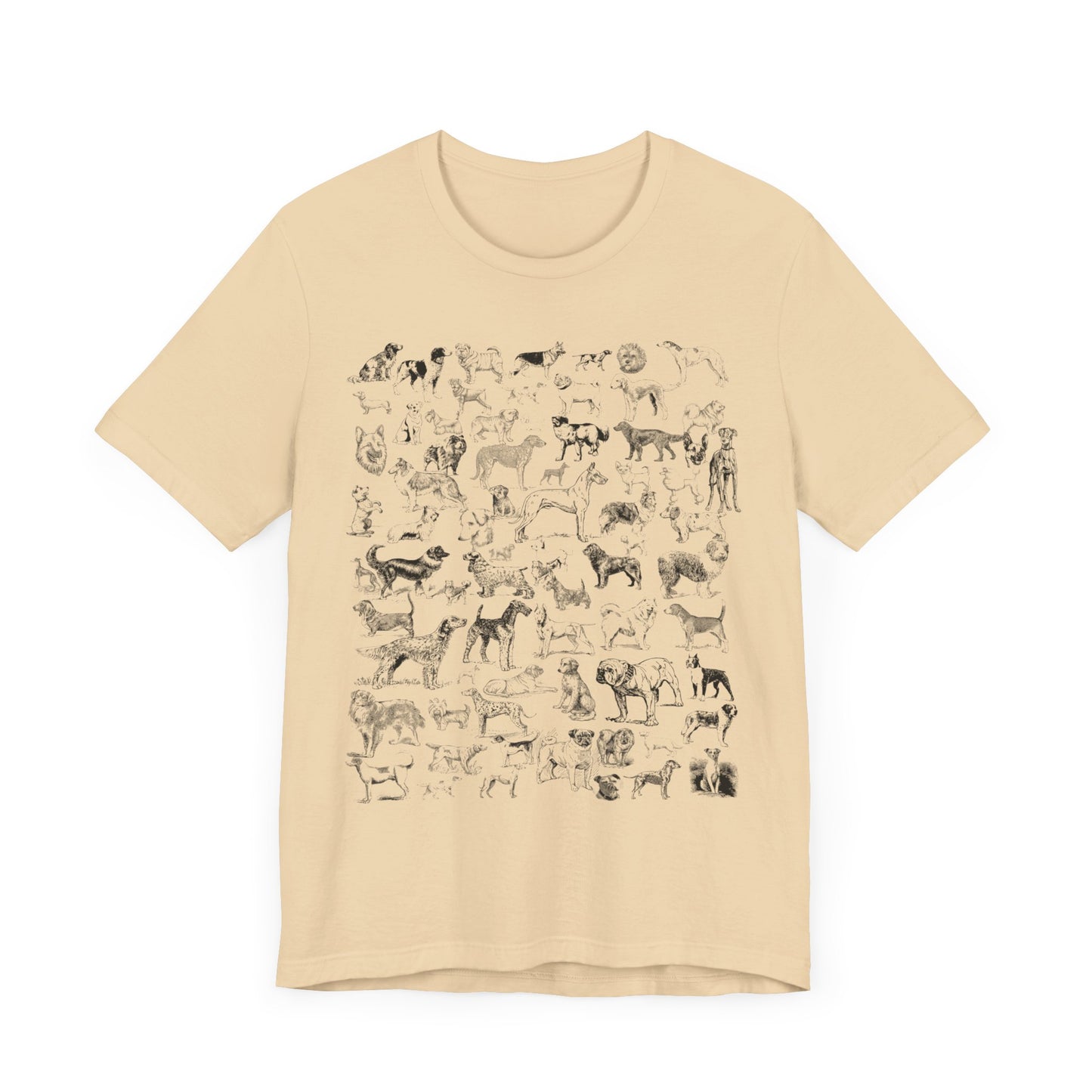 Dog Breeds Unisex Jersey Short Sleeve Tee Pet lover T-shirt