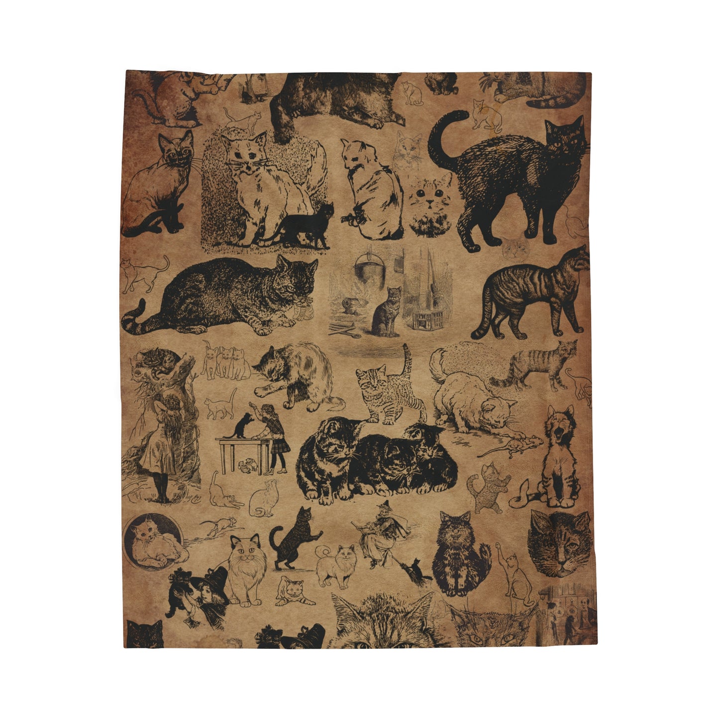 Beautiful Cats Blanket vintage look cats throw funny cats gift stray cats Reddit cats cat whisperer bengal cat Persian cat momma cat lady