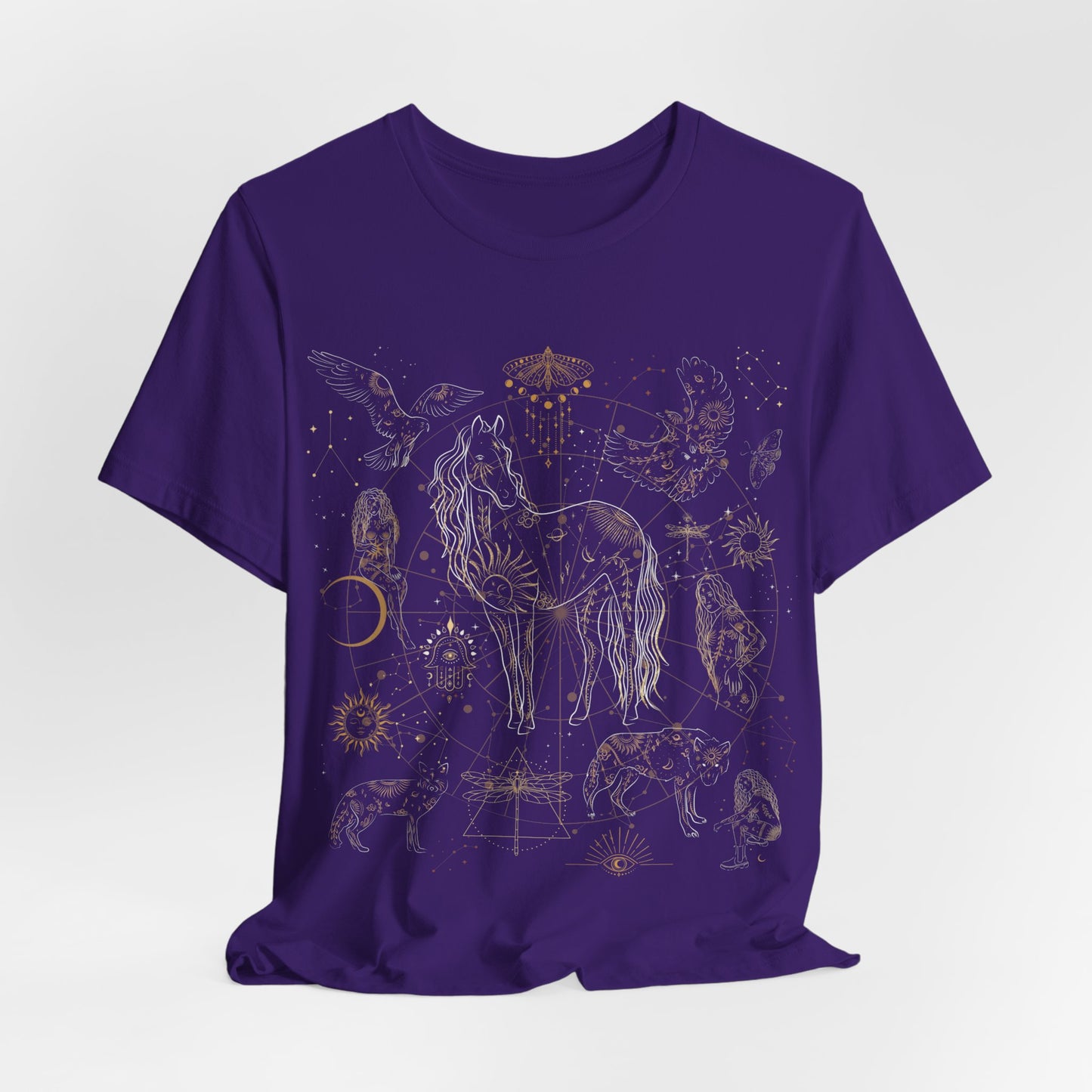 Mystical Horse  Jersey Short Sleeve Tee equestrian T-shirt