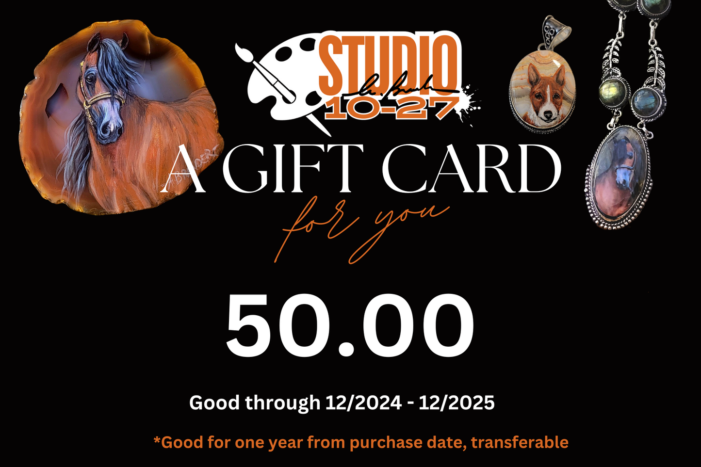 Studio 10-27 Gift Card