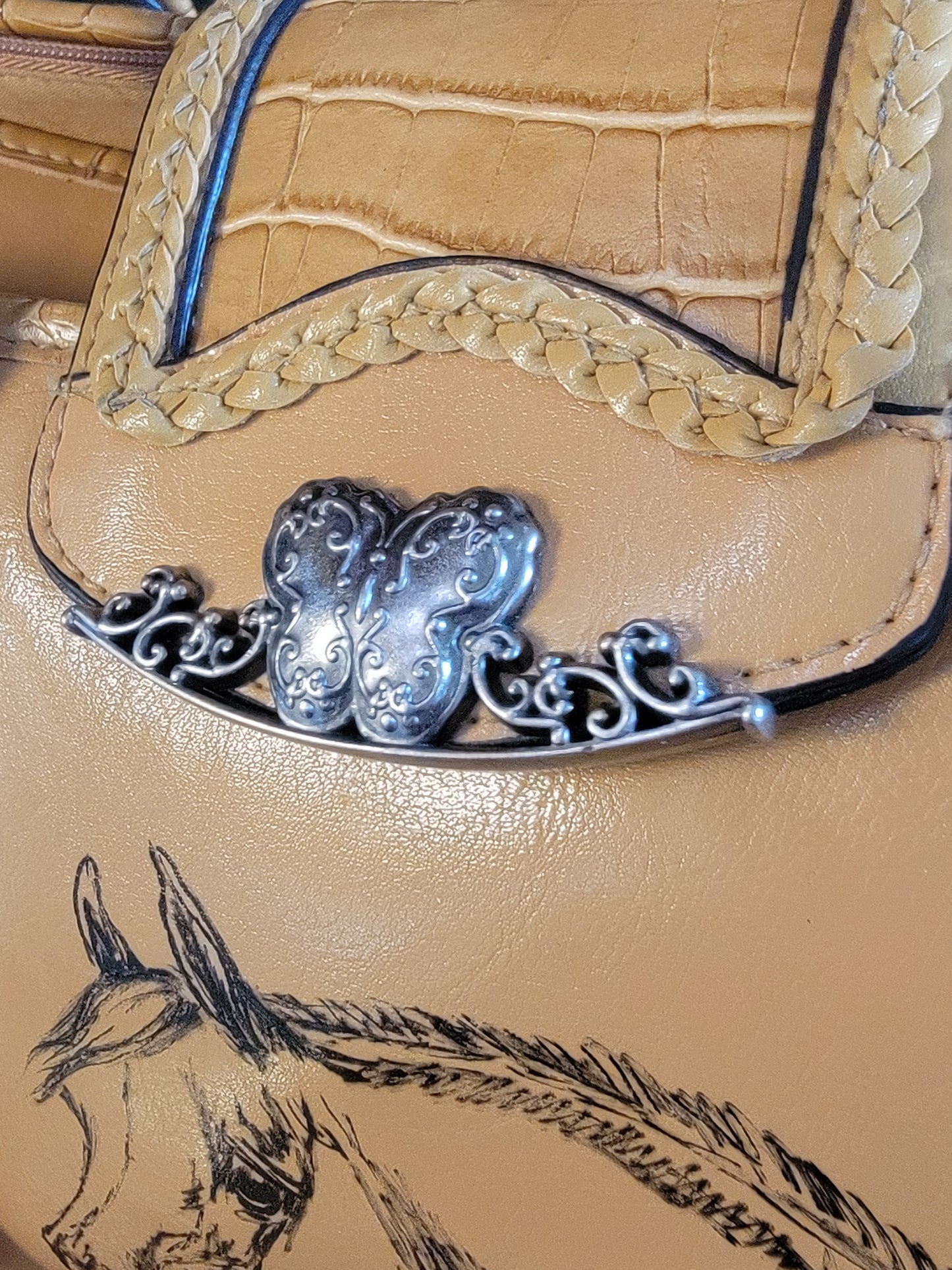 Hand Painted Horse Handbag