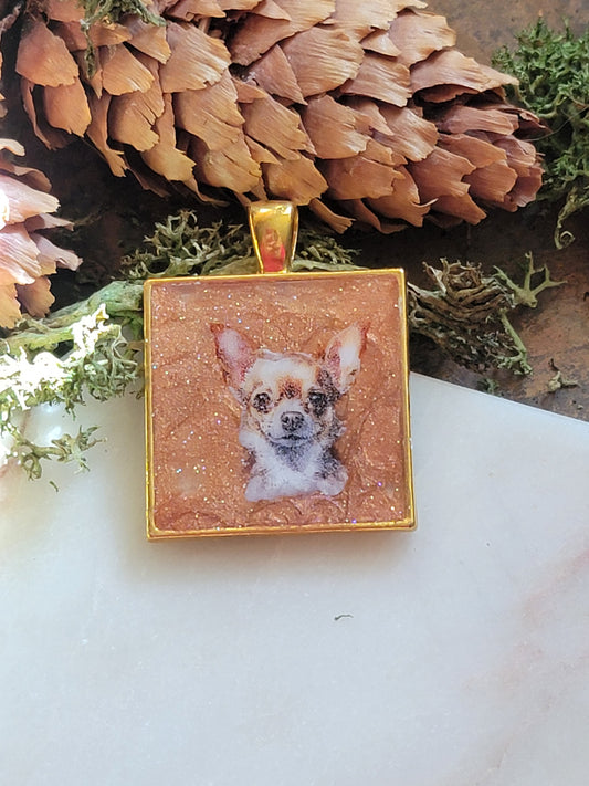 Chihuahua dog pendant