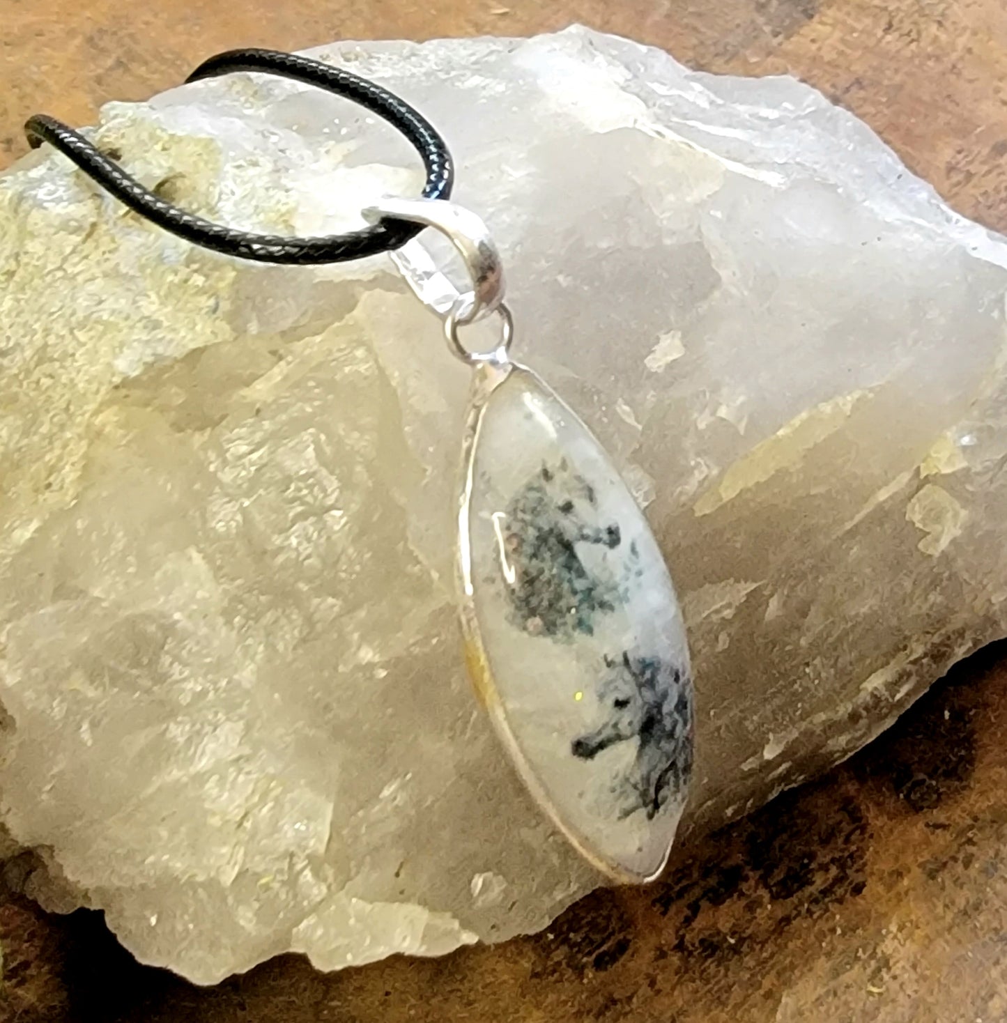 Arabian Horse Moonstone pendant Necklace