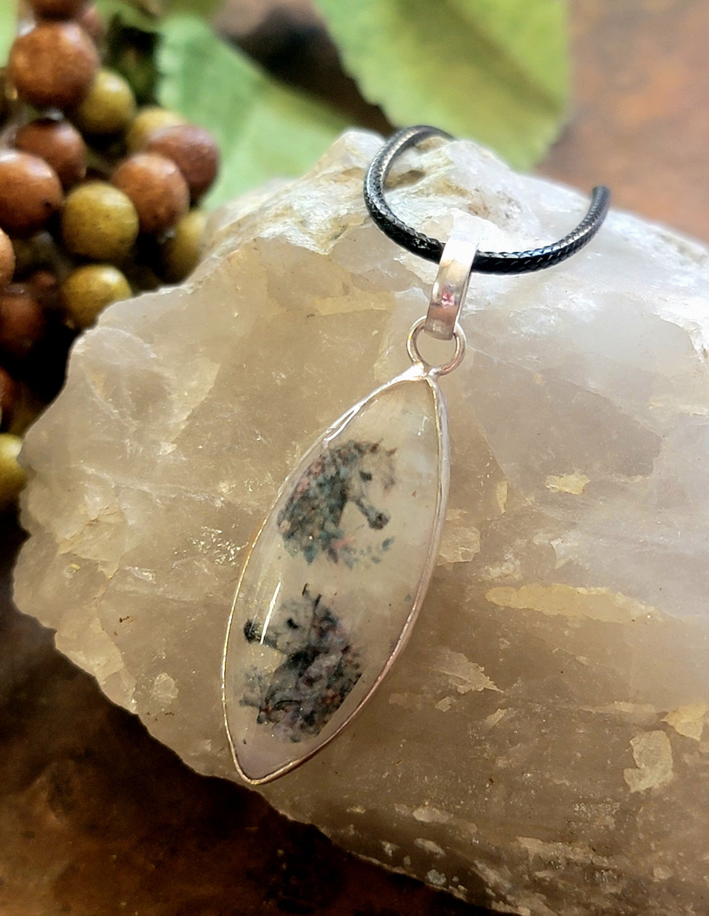 Arabian Horse Moonstone pendant Necklace