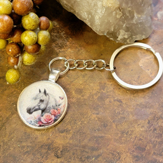 Horse Keychain Key fob