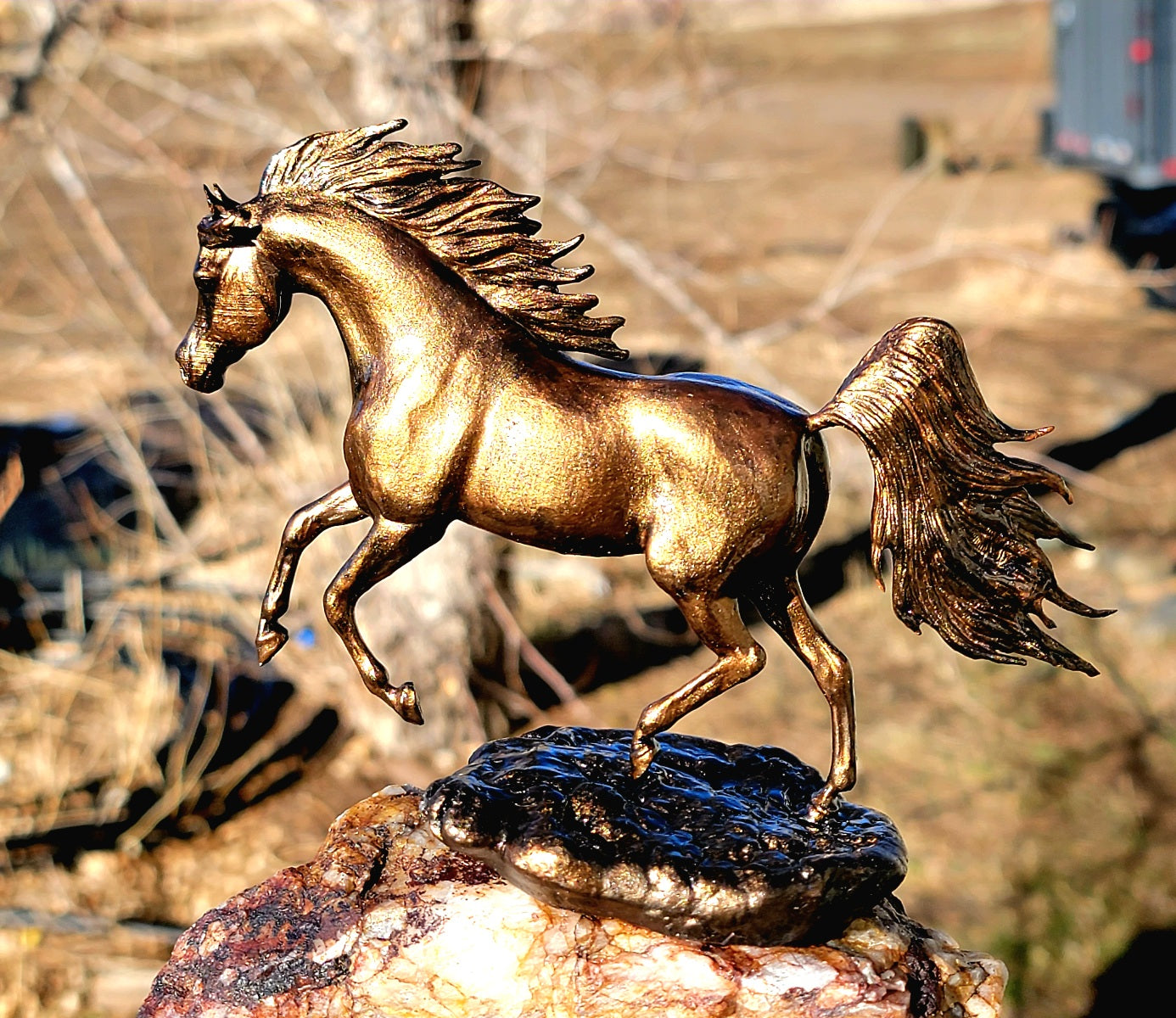 Patanjali Arabian Stallion Sculpture