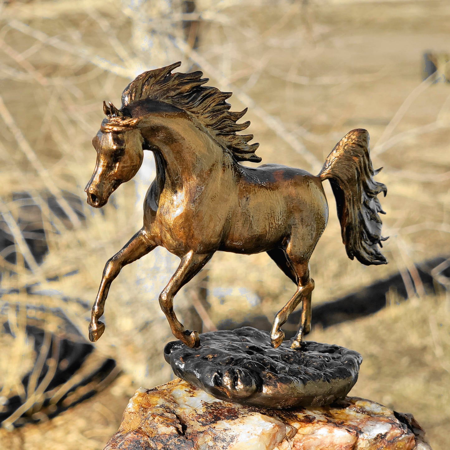 Patanjali Arabian Stallion Sculpture