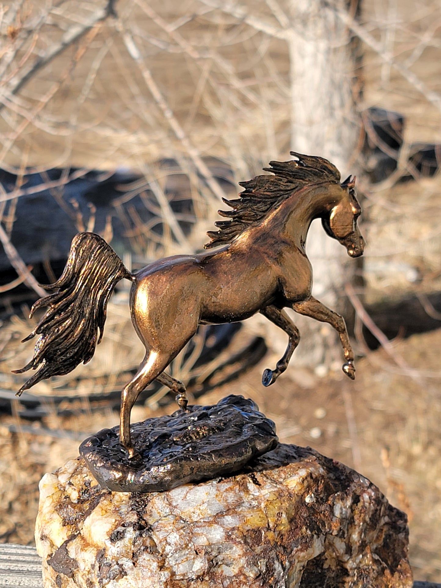 Patanjali Arabian Stallion Sculpture