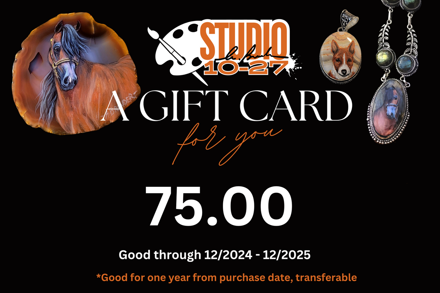 Studio 10-27 Gift Card