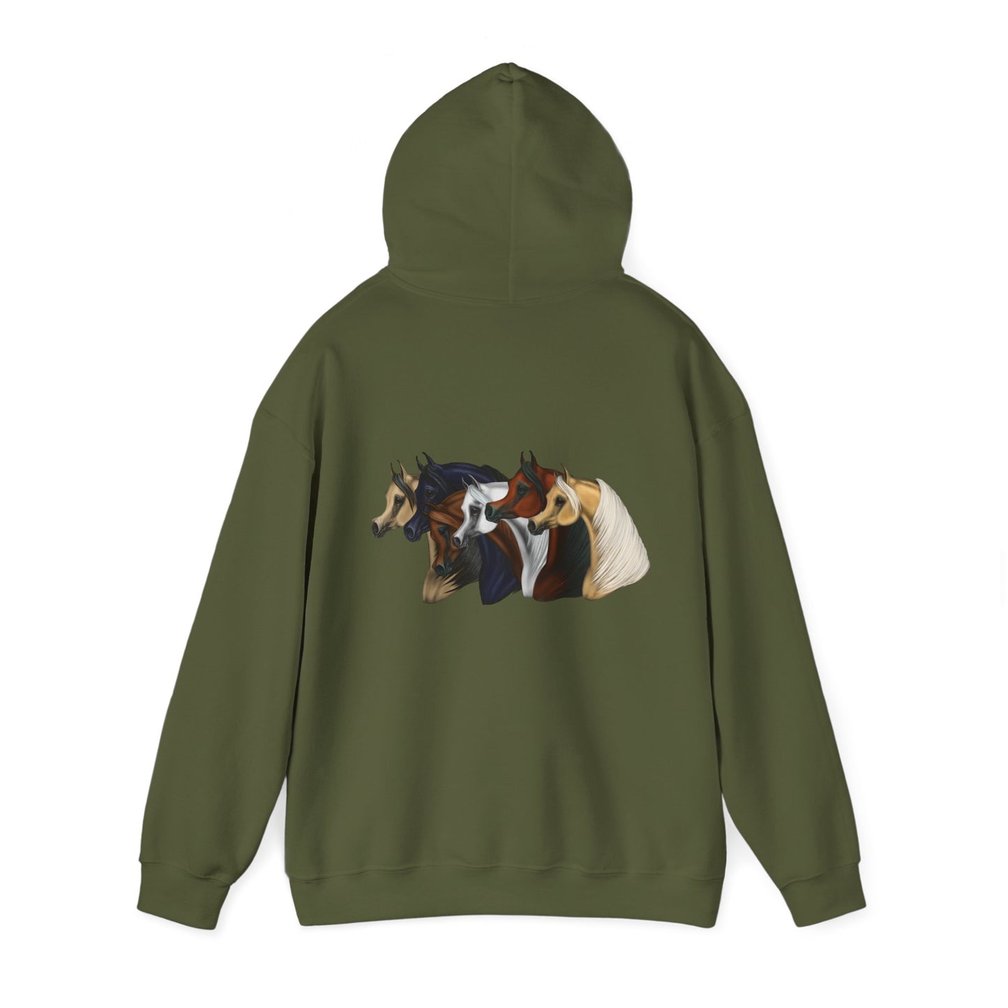 Arabian Horse Hoodie sweater sweatshirt horse shirt top gift for horse owner lover palomino buckskin horses equestrian barn shirt