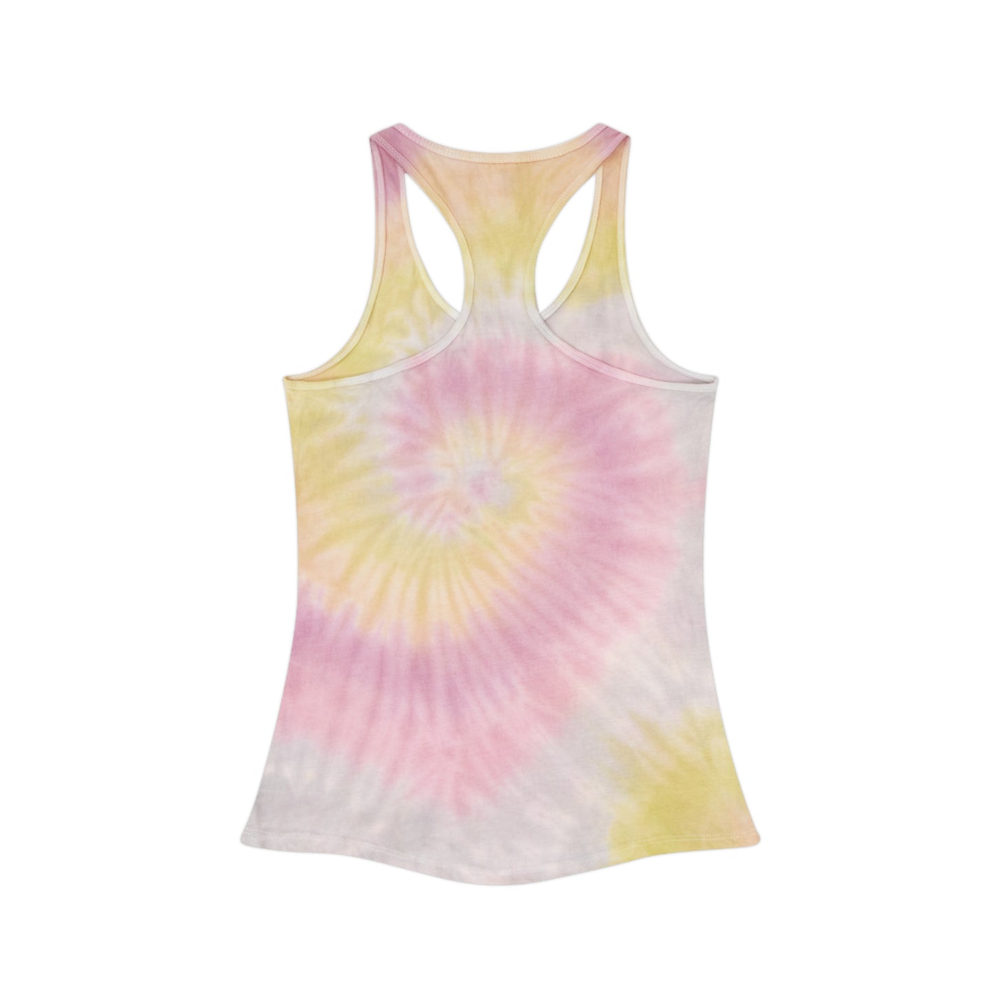 Unique Tie-Dye Racer Back Tank Top with Bay Arabian Horse, Sunflowers and Roses Equestrian Shirt Gift for Horse lover