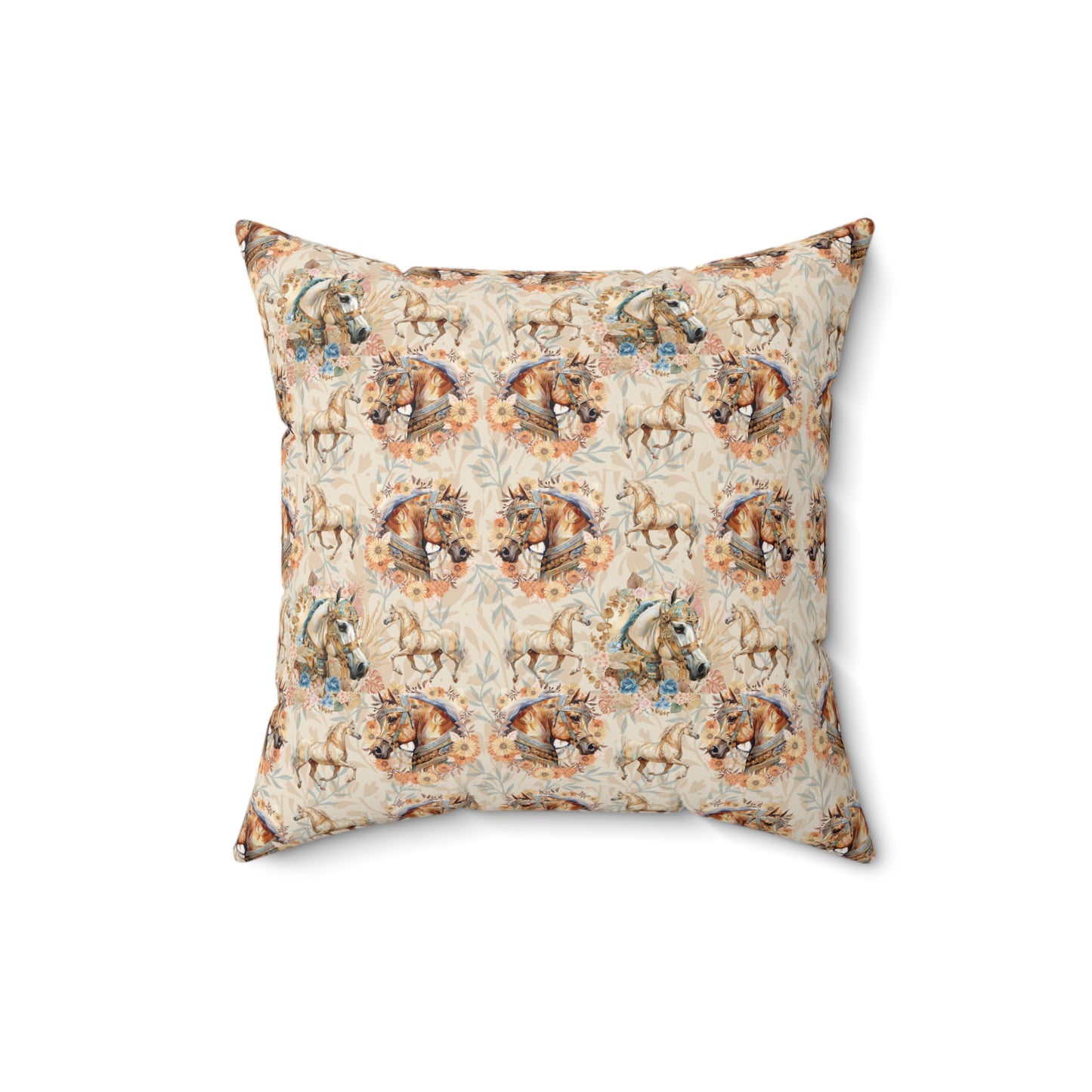 Arabian horse  Polyester Square Pillow