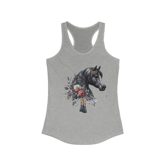 Black Arabian Horse Tank top