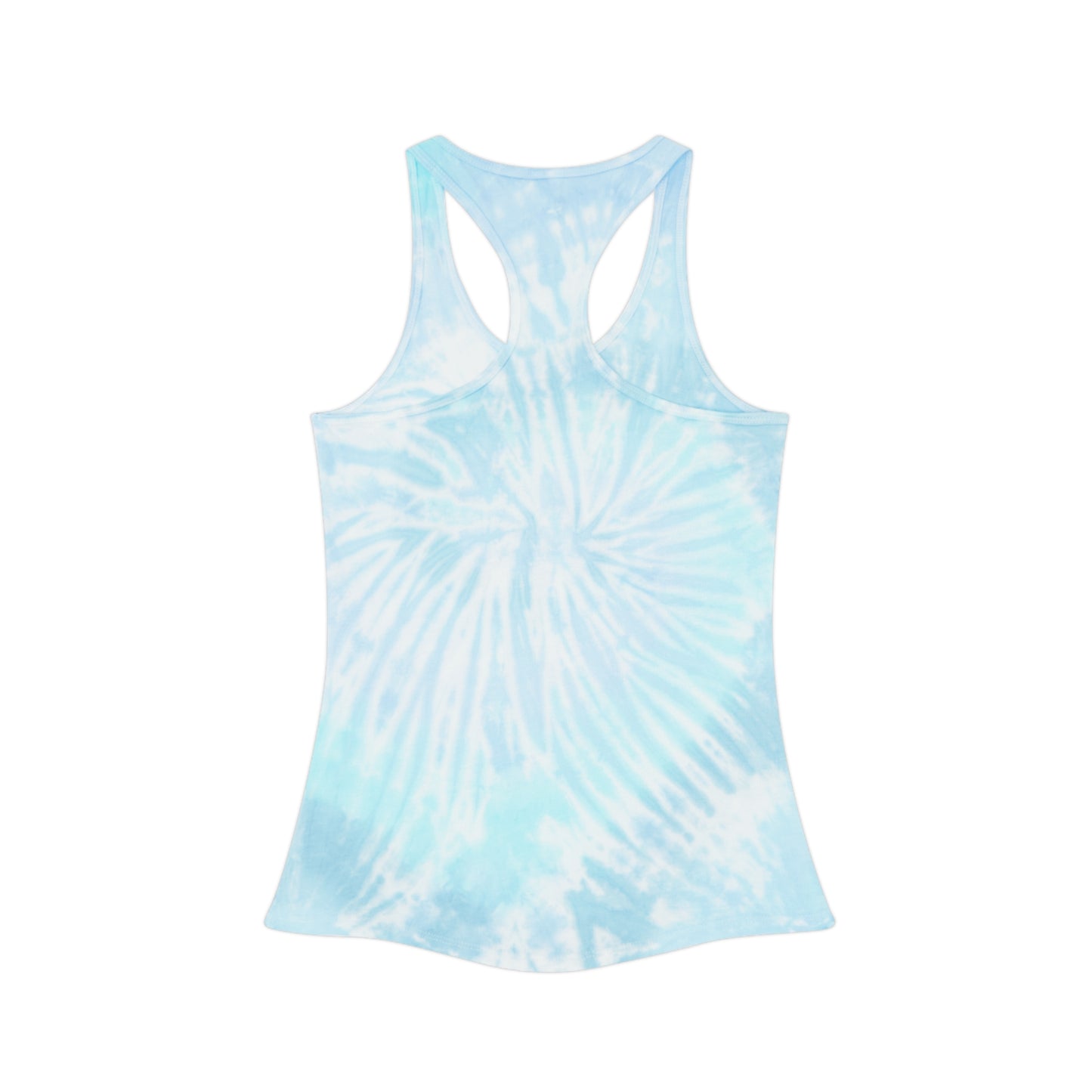 Unique Tie-Dye Racer Back Tank Top with Bay Arabian Horse, Sunflowers and Roses Equestrian Shirt Gift for Horse lover