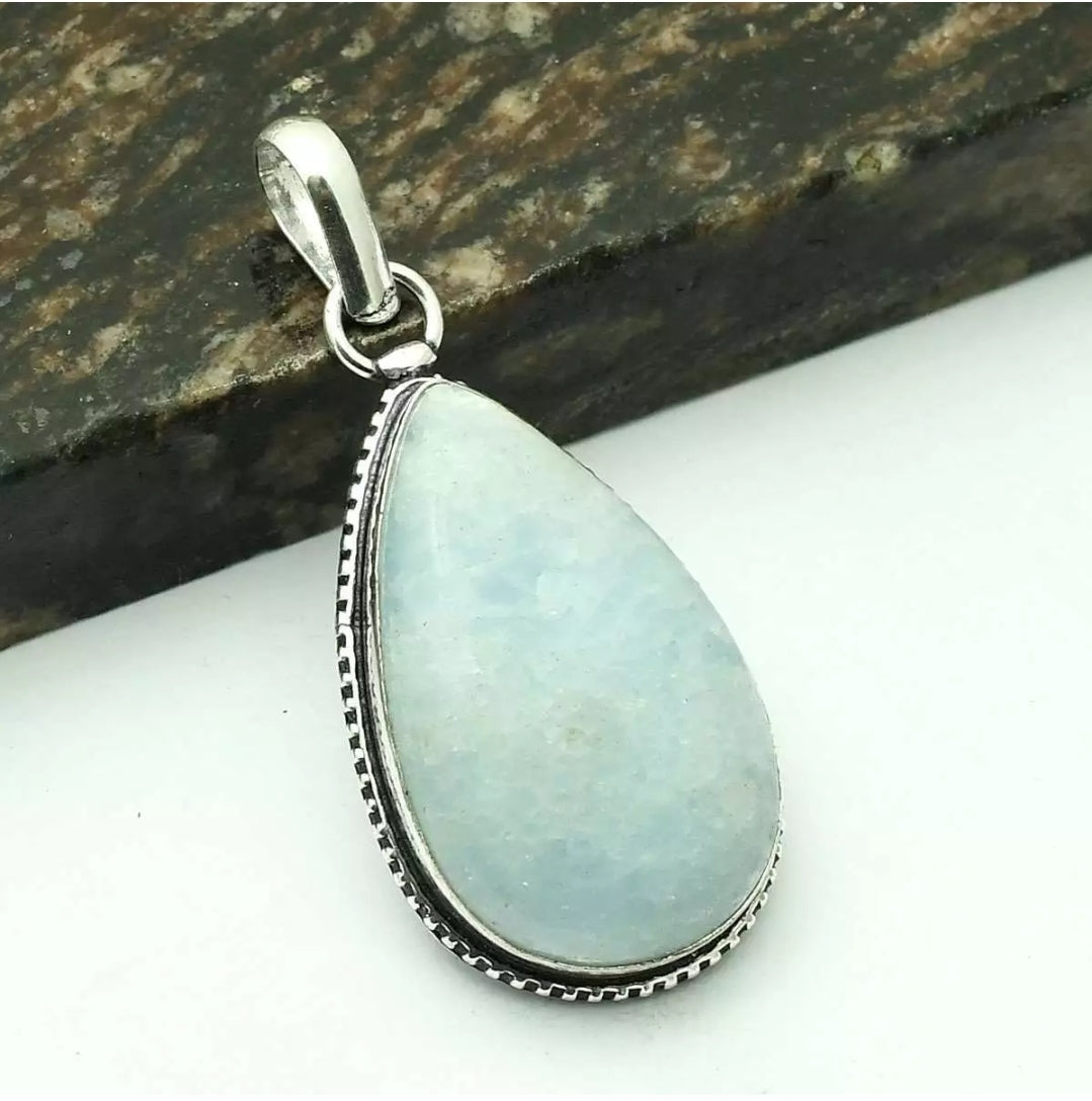 Photo on sterling silver gemstone jewelry