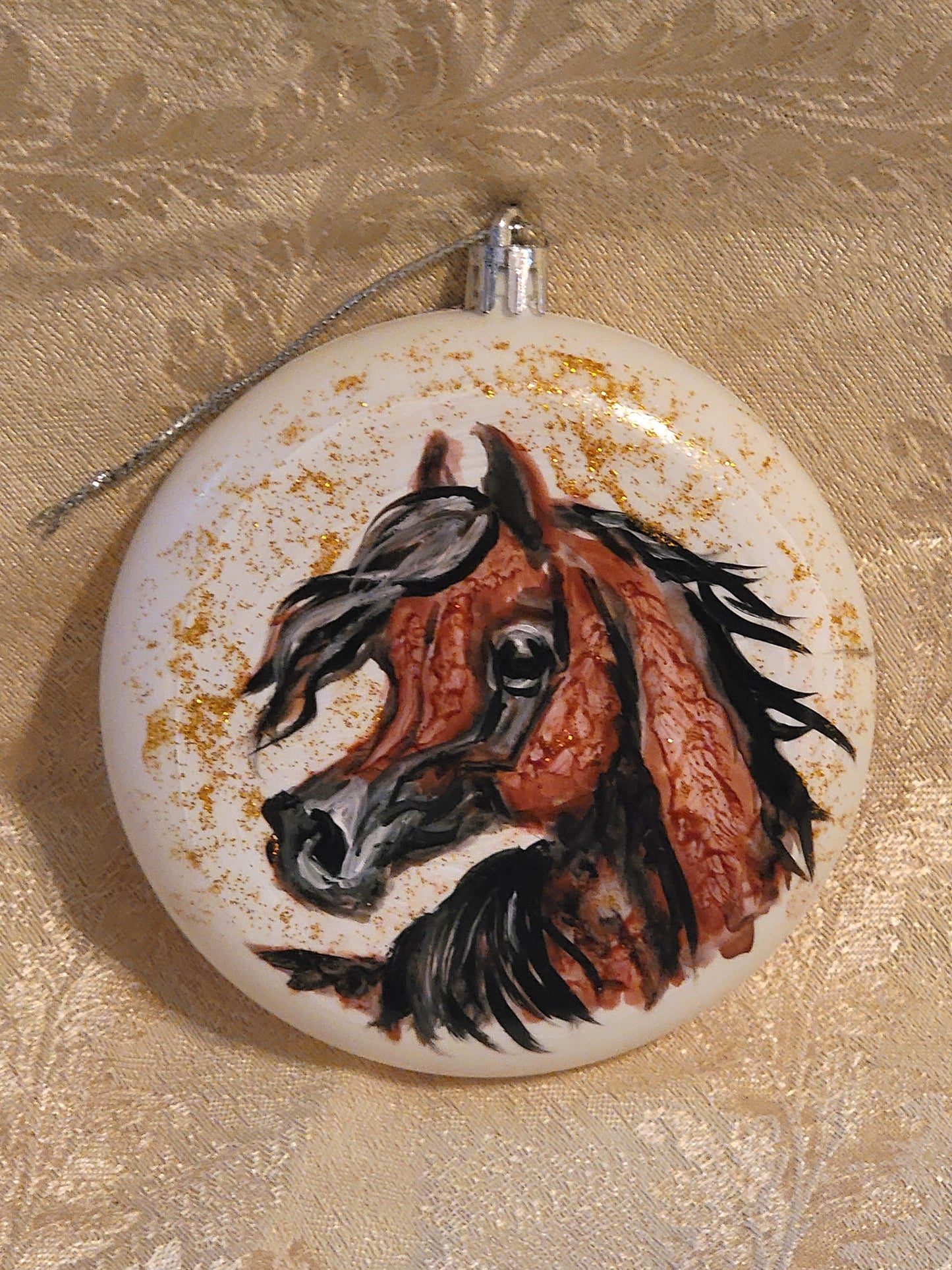 Hand painted Arabian Horse ornaments
