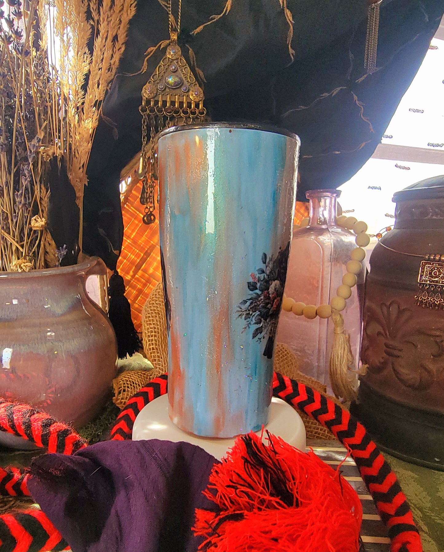 Black Arabian Horse custom 20 Oz Tumbler