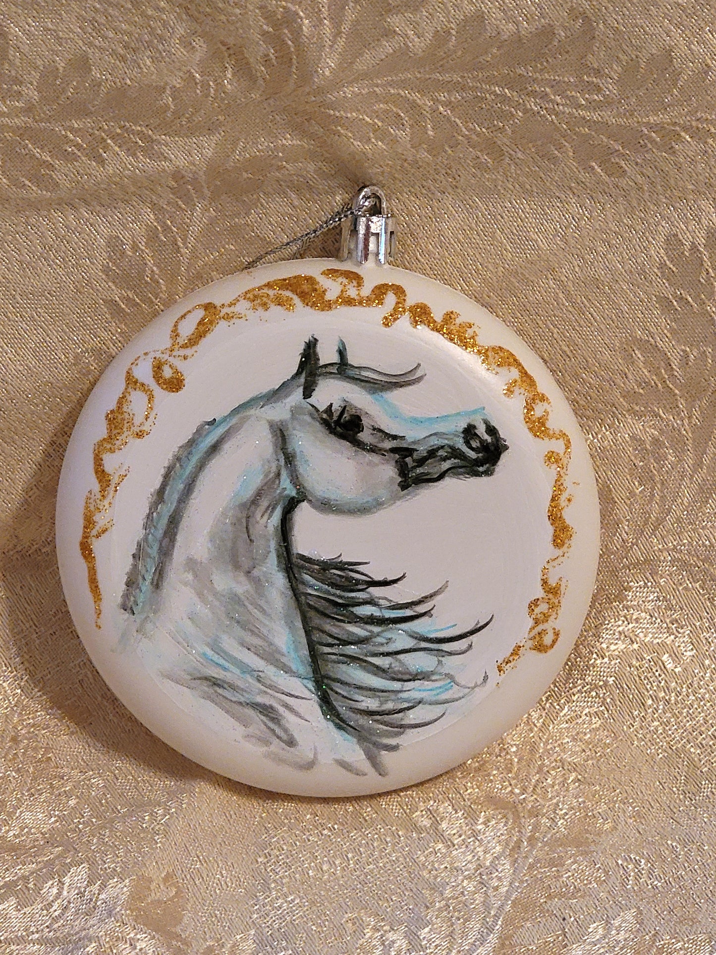 Hand painted Arabian Horse ornaments
