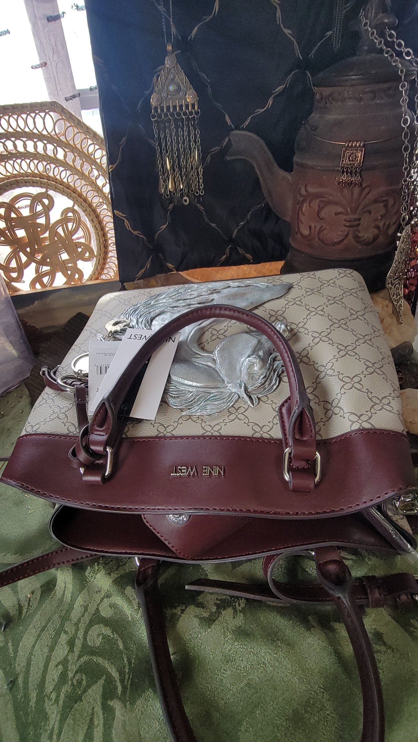 Beautiful Nine West Arabian Horse handbag