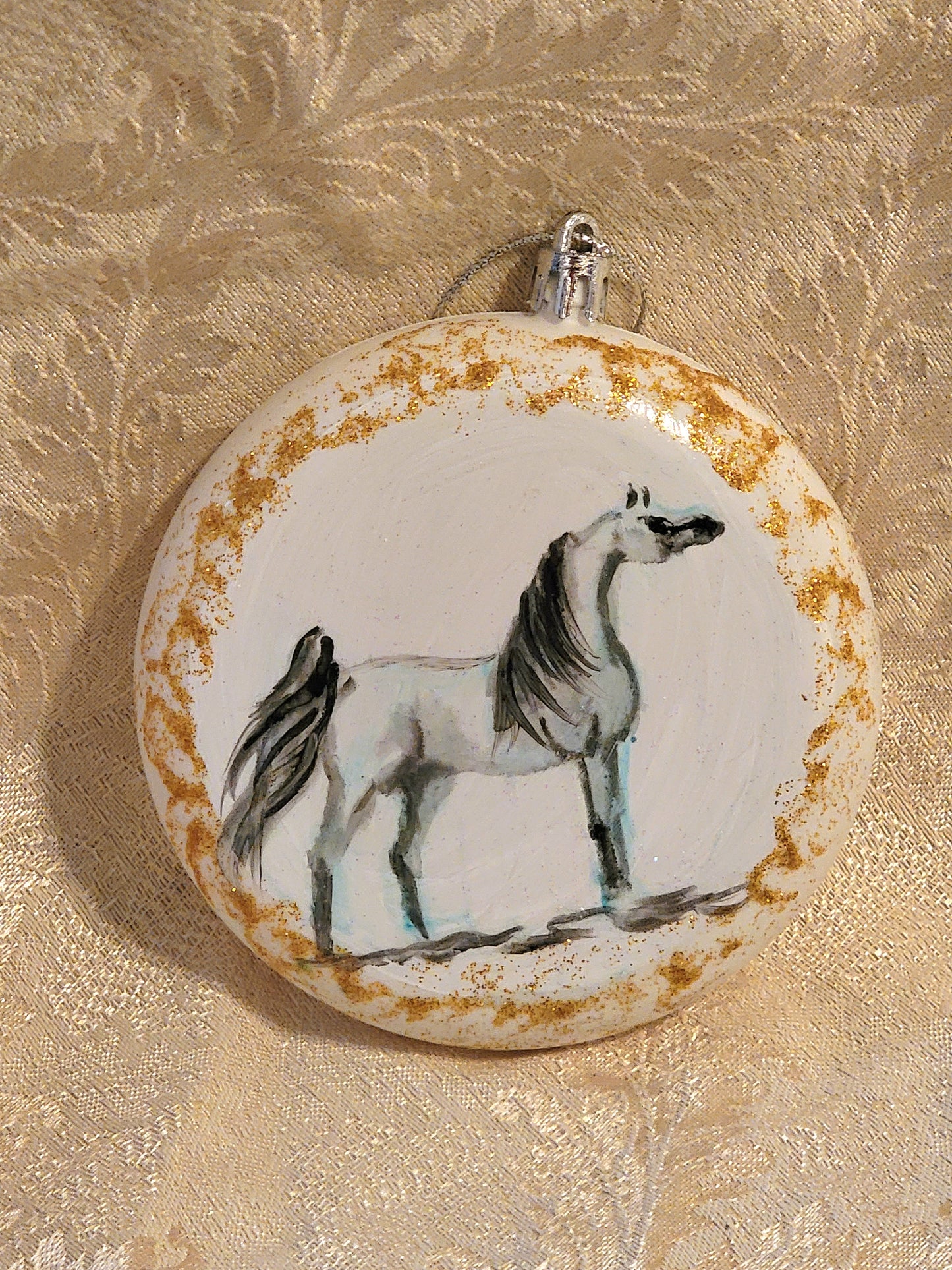 Hand painted Arabian Horse ornaments