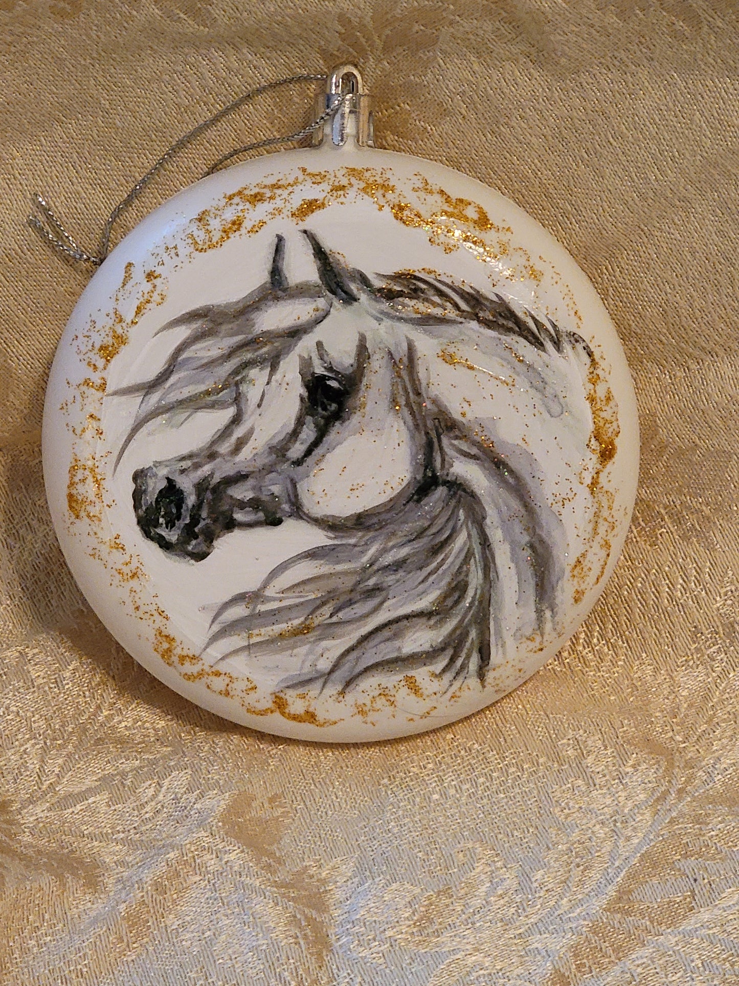 Hand painted Arabian Horse ornaments