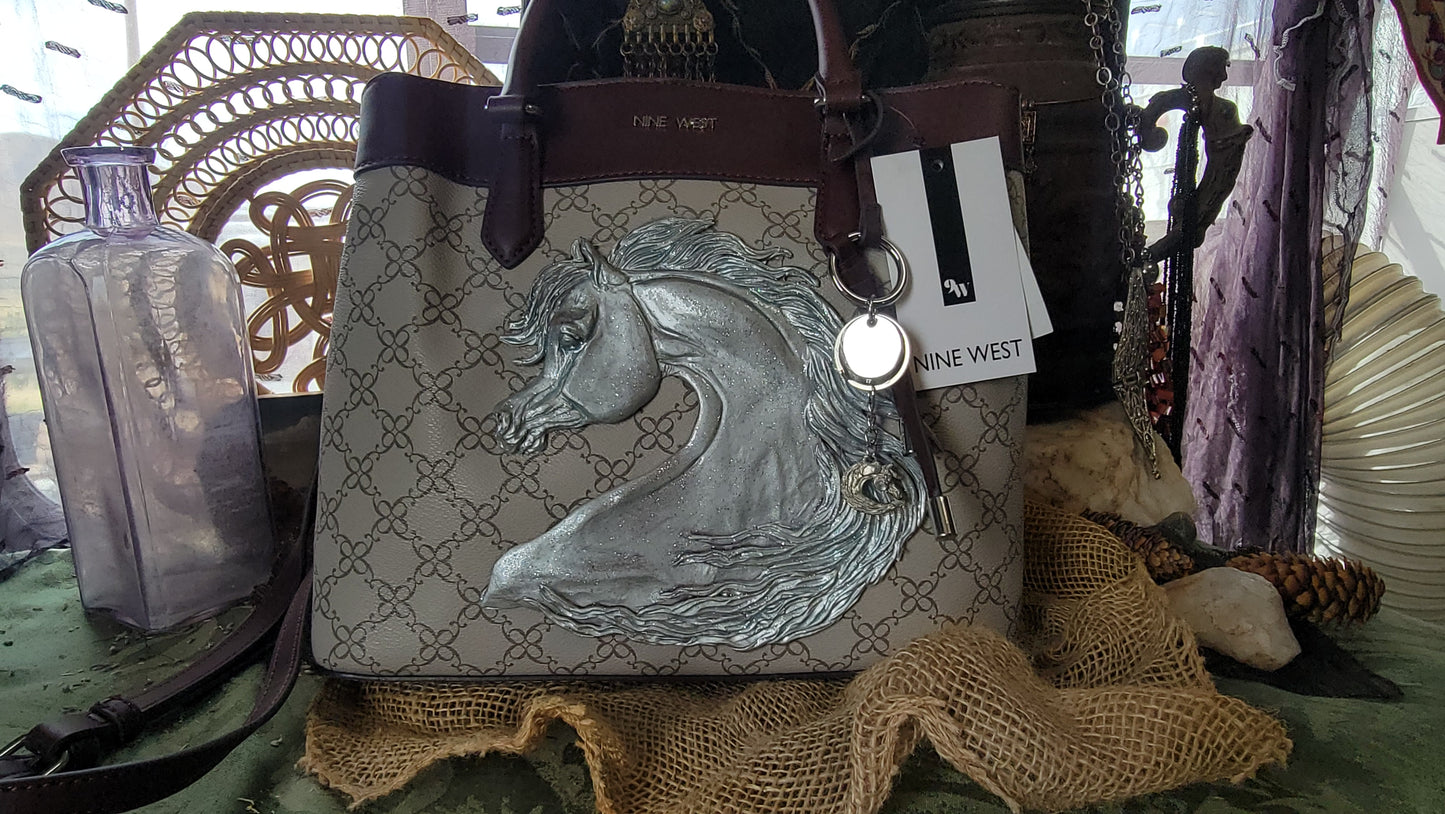 Beautiful Nine West Arabian Horse handbag
