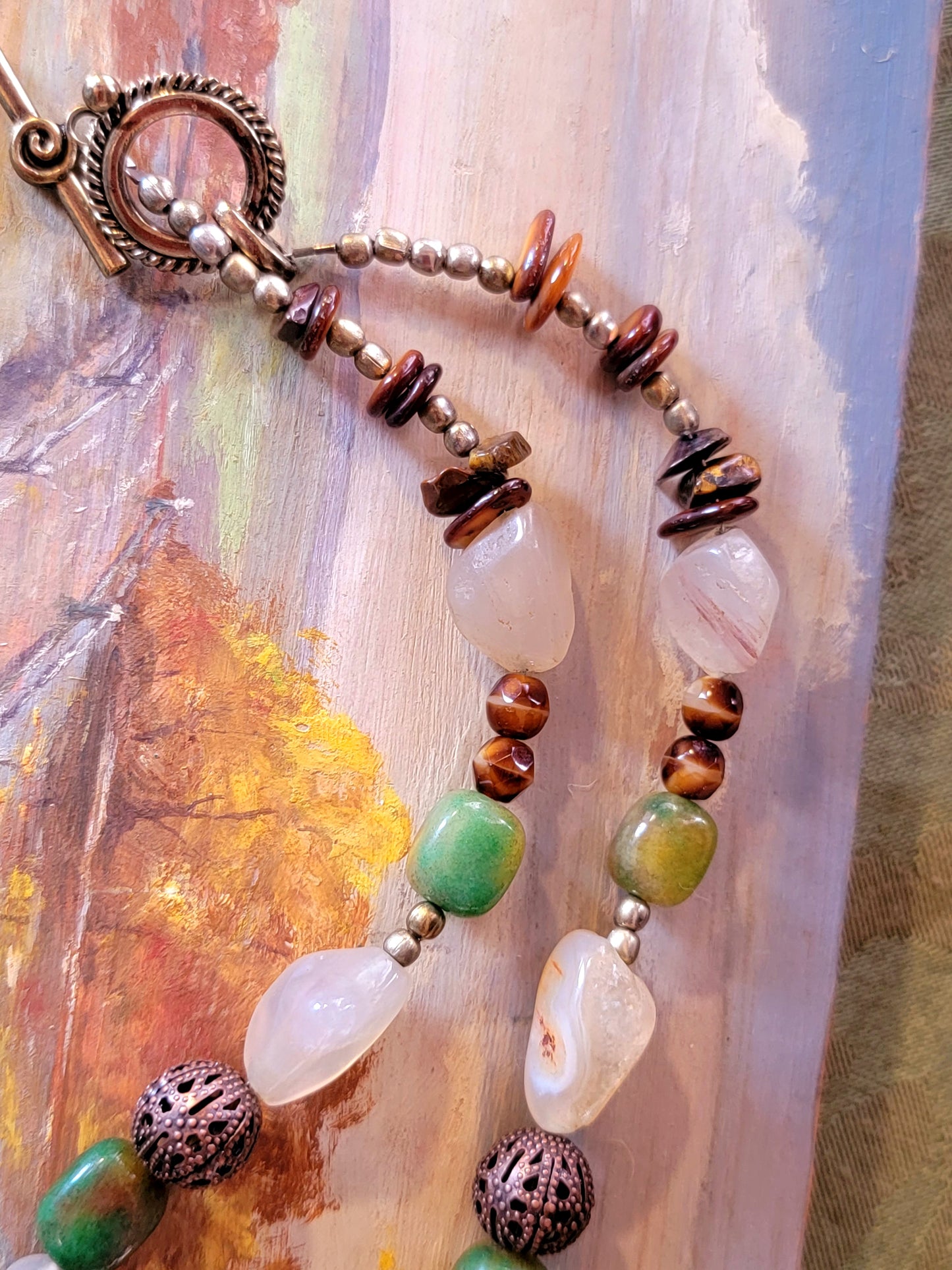 Palomino Arabian Tigers Eye necklace