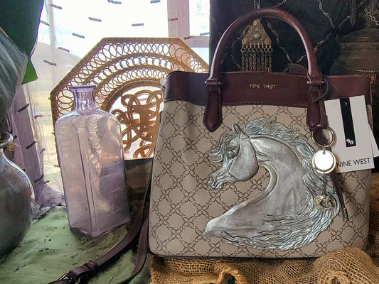 Beautiful Nine West Arabian Horse handbag