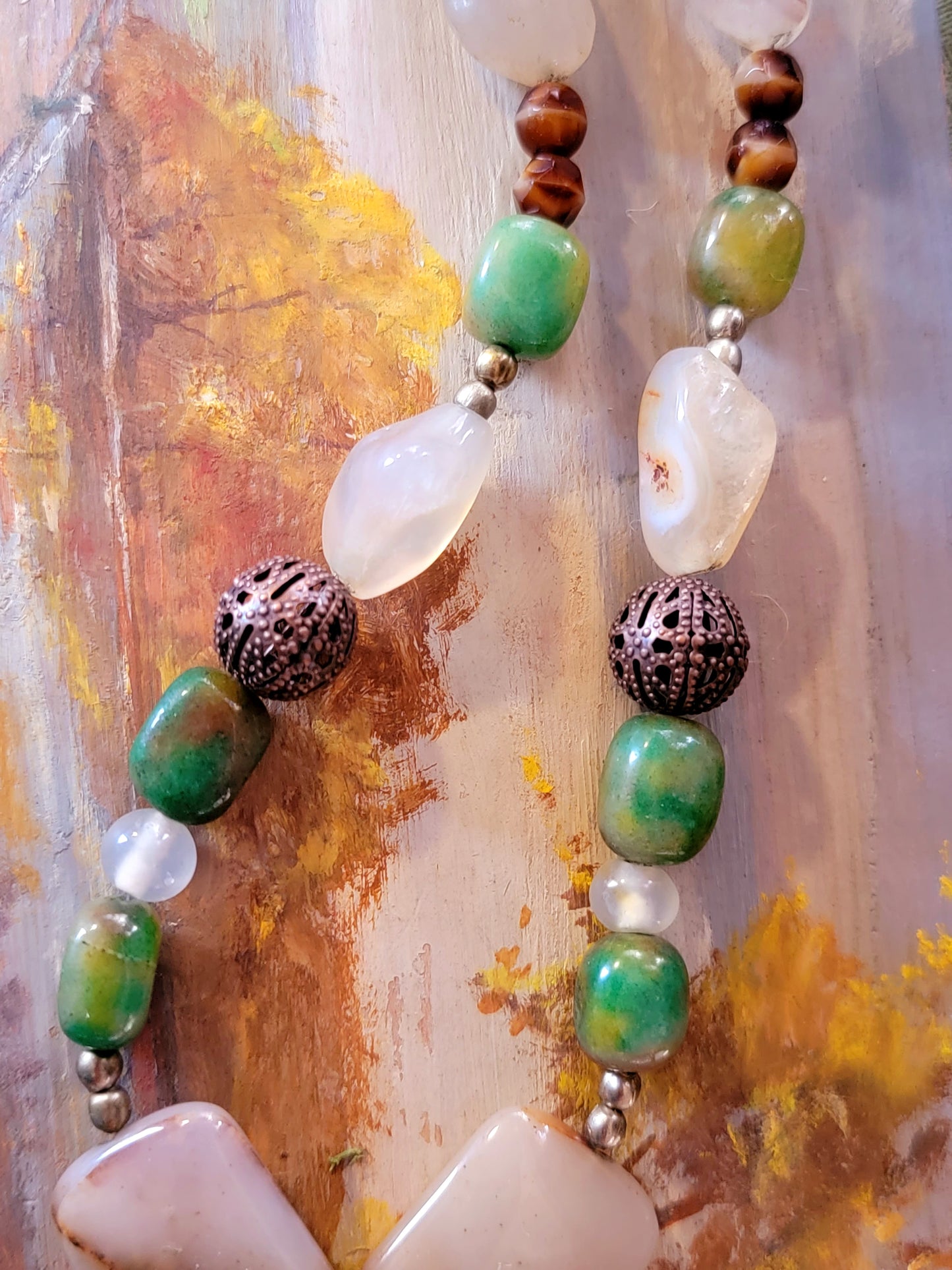 Palomino Arabian Tigers Eye necklace