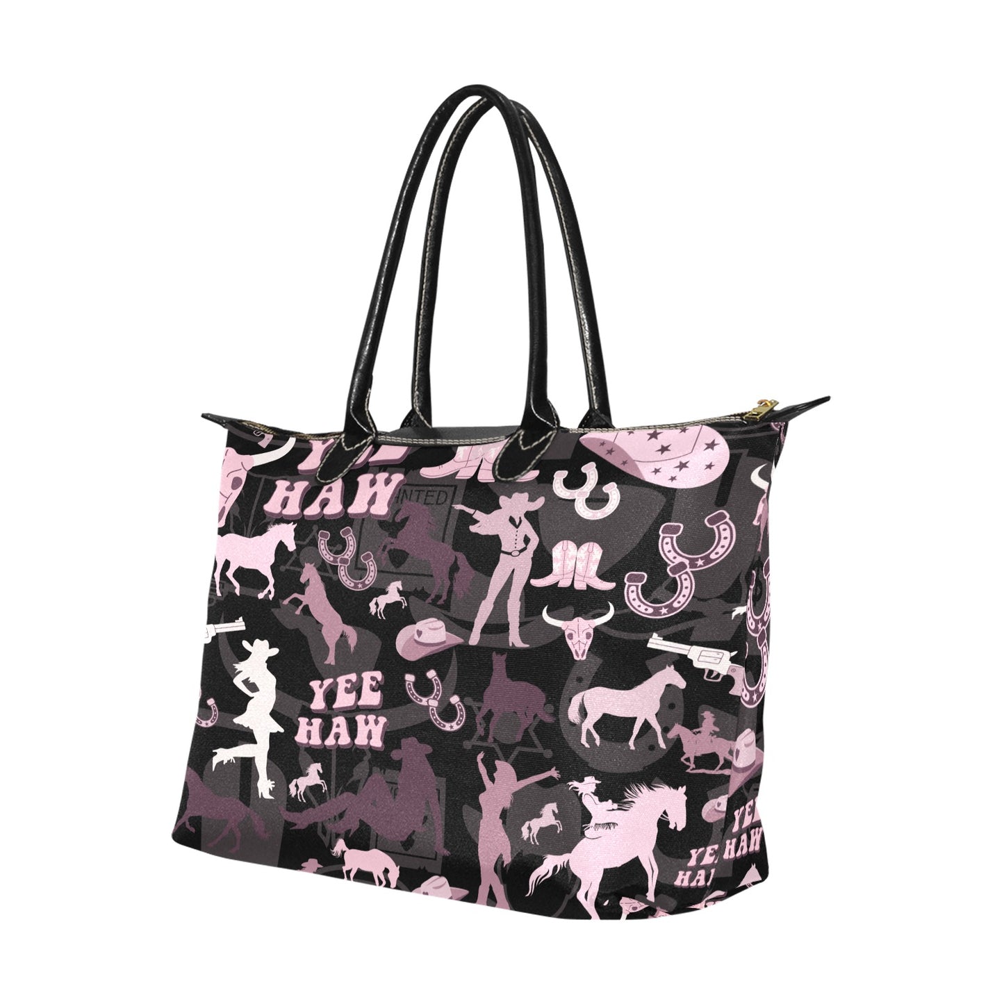 Cowgirl motif tote bag Shoulder Handbag Tote bag